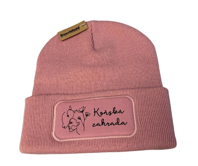 Zimní čepice - růžová